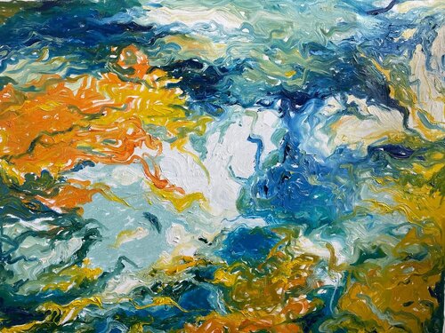 Sky in motion by Liliana Georgeta Barna, Painting for Sale on Select