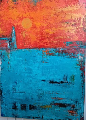 Deep see by Liliana Georgeta Barna, Painting for Sale on Select