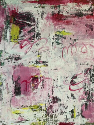 Whispers in Pink by Liliana Georgeta Barna, Painting for Sale on Select