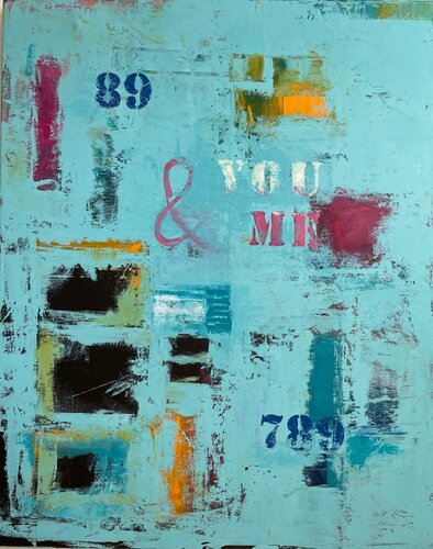 You & Me by Liliana Georgeta Barna, Painting for Sale on Select
