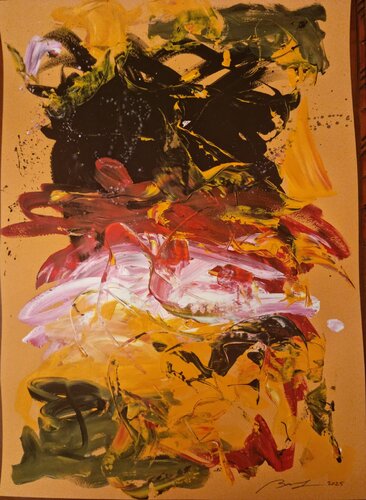 Inner Eruption by Liliana Georgeta Barna, Painting for Sale on Select