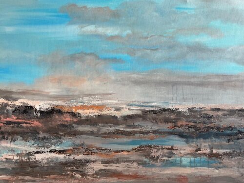 Quiet Tides of the Plain by Liliana Georgeta Barna, Painting for Sale on Select