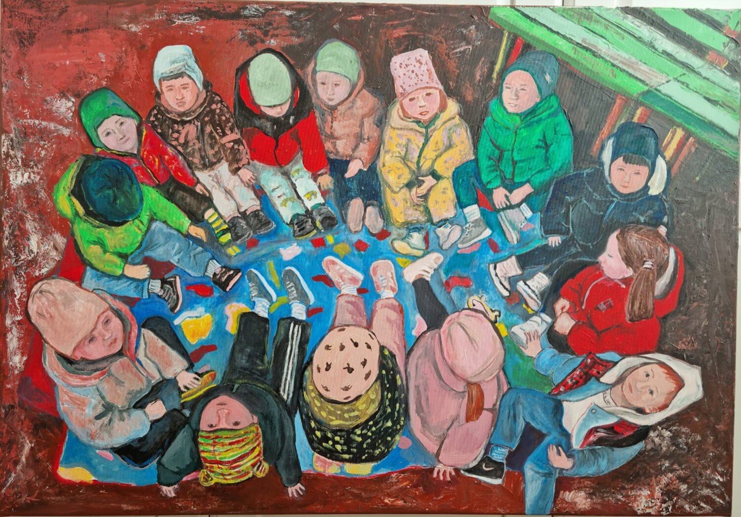 We love you Liliana Georgeta Barna Original painting for sale