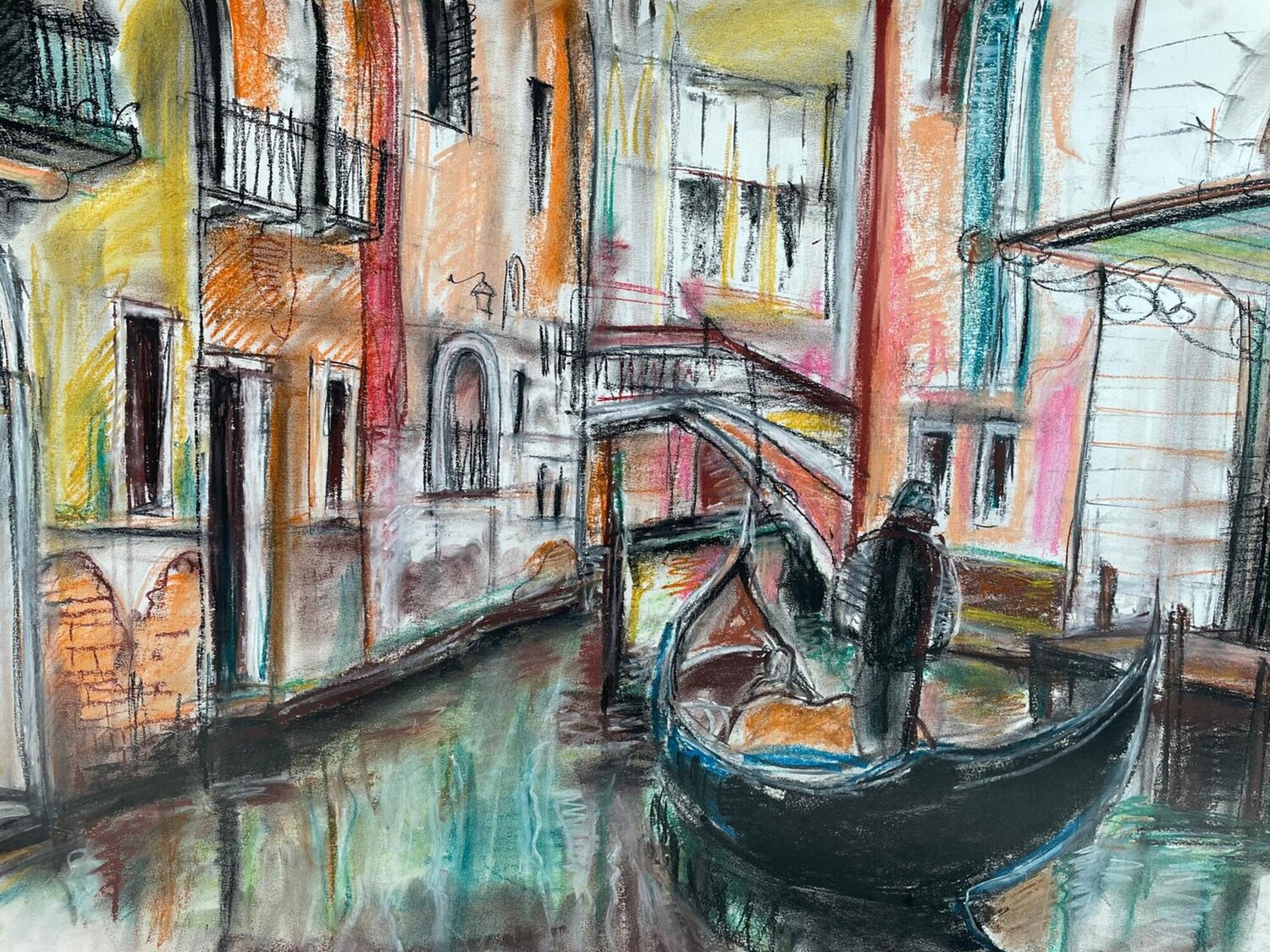 Venice Liliana Georgeta Barna Original painting for sale