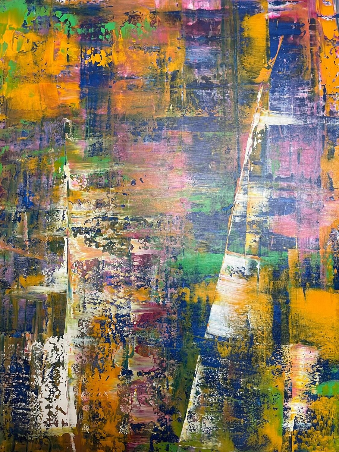 Double lights Liliana Georgeta Barna Original painting for sale
