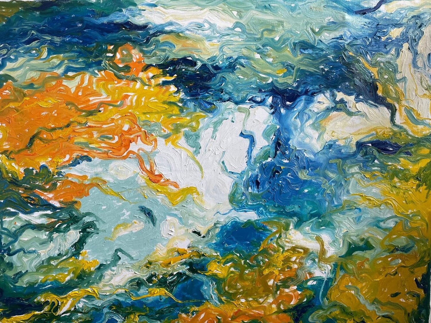 Sky in motion Liliana Georgeta Barna Original painting for sale