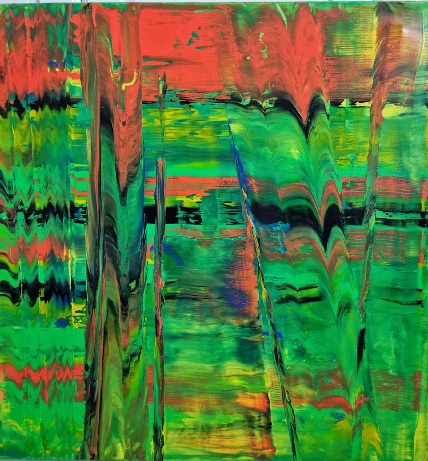 Forest vibes Liliana Georgeta Barna Original painting for sale