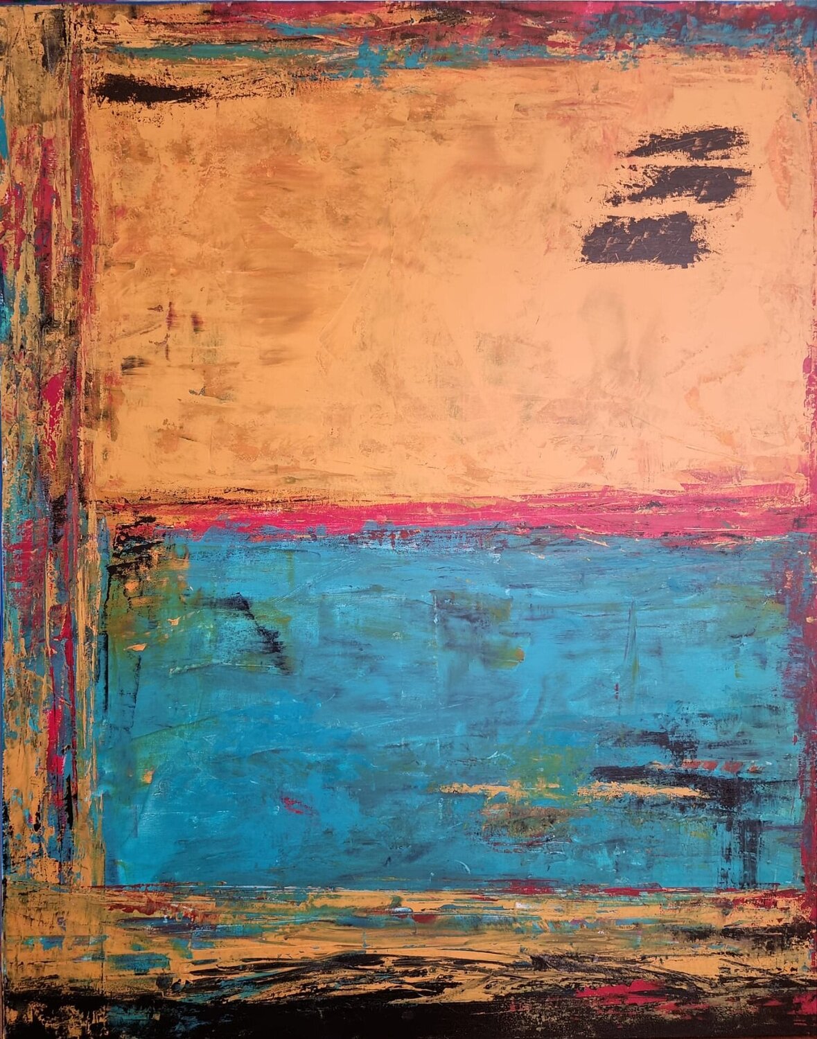 A peaceful afternoon Liliana Georgeta Barna Original painting for sale
