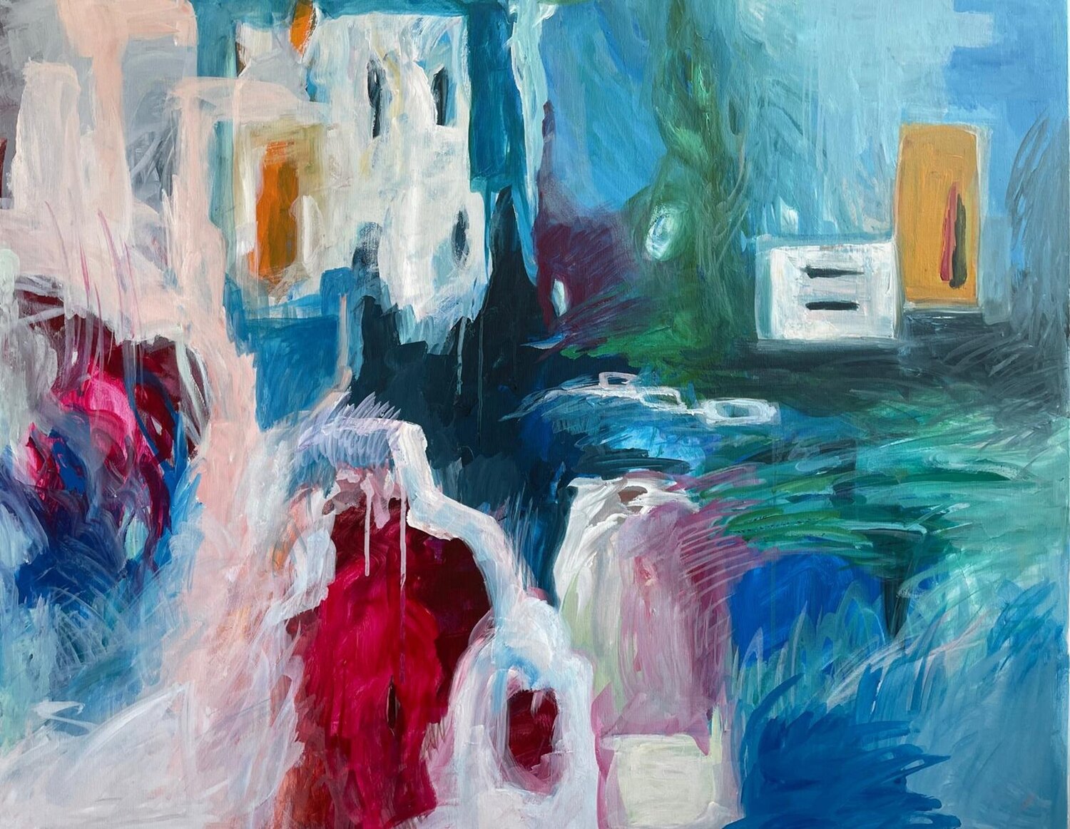 Thresholds Liliana Georgeta Barna Original painting for sale