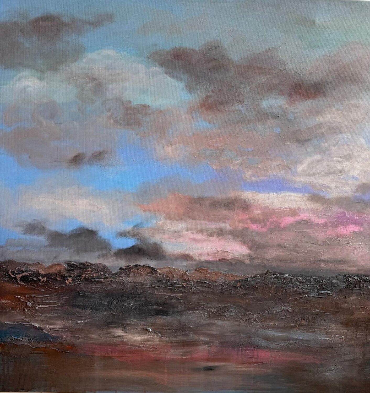 Distant Silence Liliana Georgeta Barna Original painting for sale