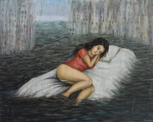 L'ATTESA by DANIELA CARAVITA, Painting for Sale on Select