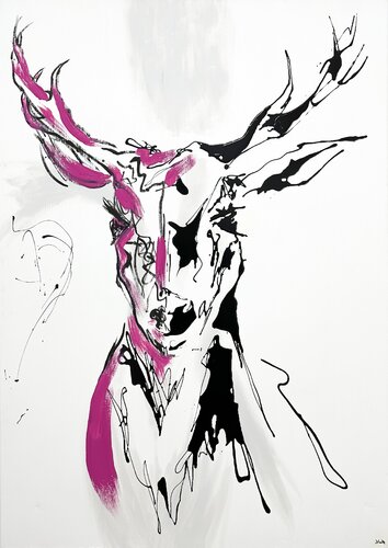 Cierv-O by Davaro David, Painting for Sale on Select