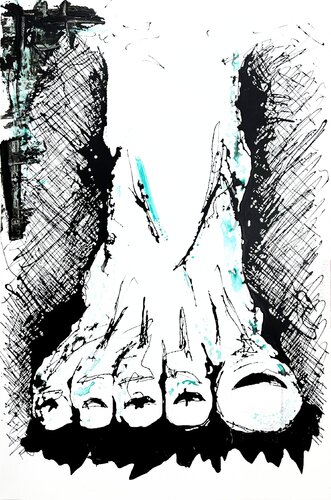 Pie by Davaro David, Painting for Sale on Select