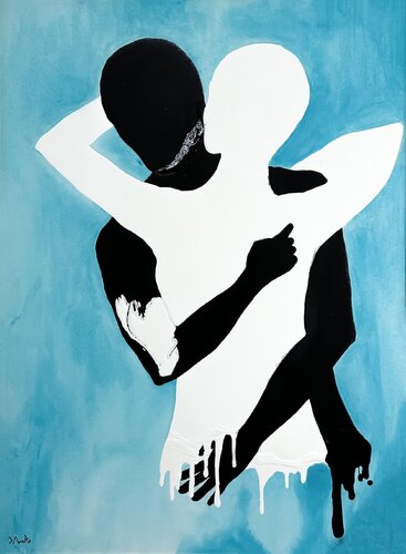 Amantes Blandos by Davaro David, Painting for Sale on Select