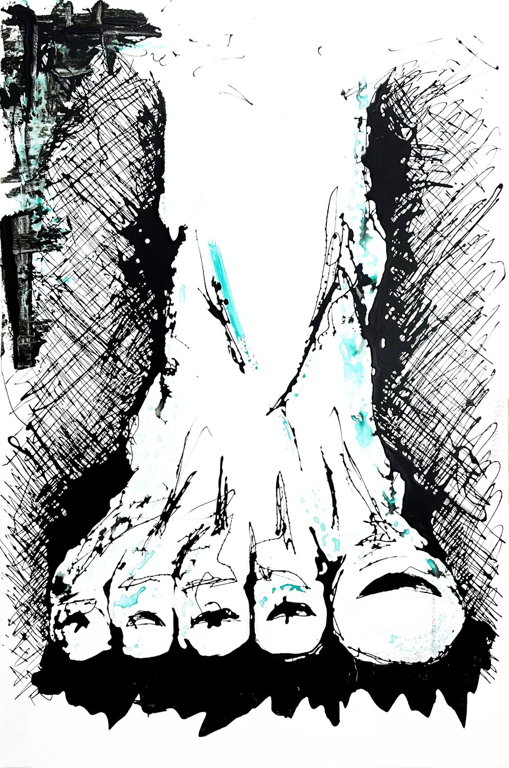 Pie Davaro David Original painting for sale