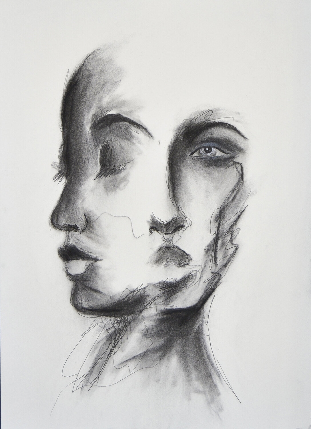 Máscara de Molpémene Davaro David Original painting for sale