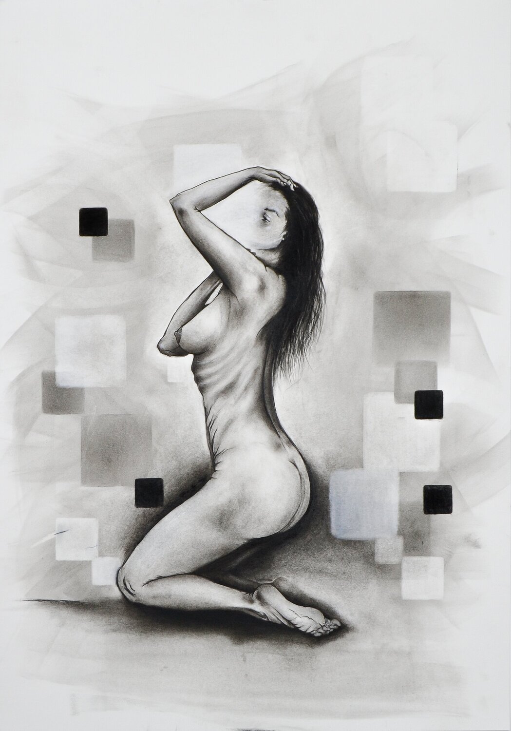Body and Reflection Davaro David Original painting for sale