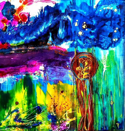 No. 1842 by Elmar Hund artjust, Painting for Sale on Select