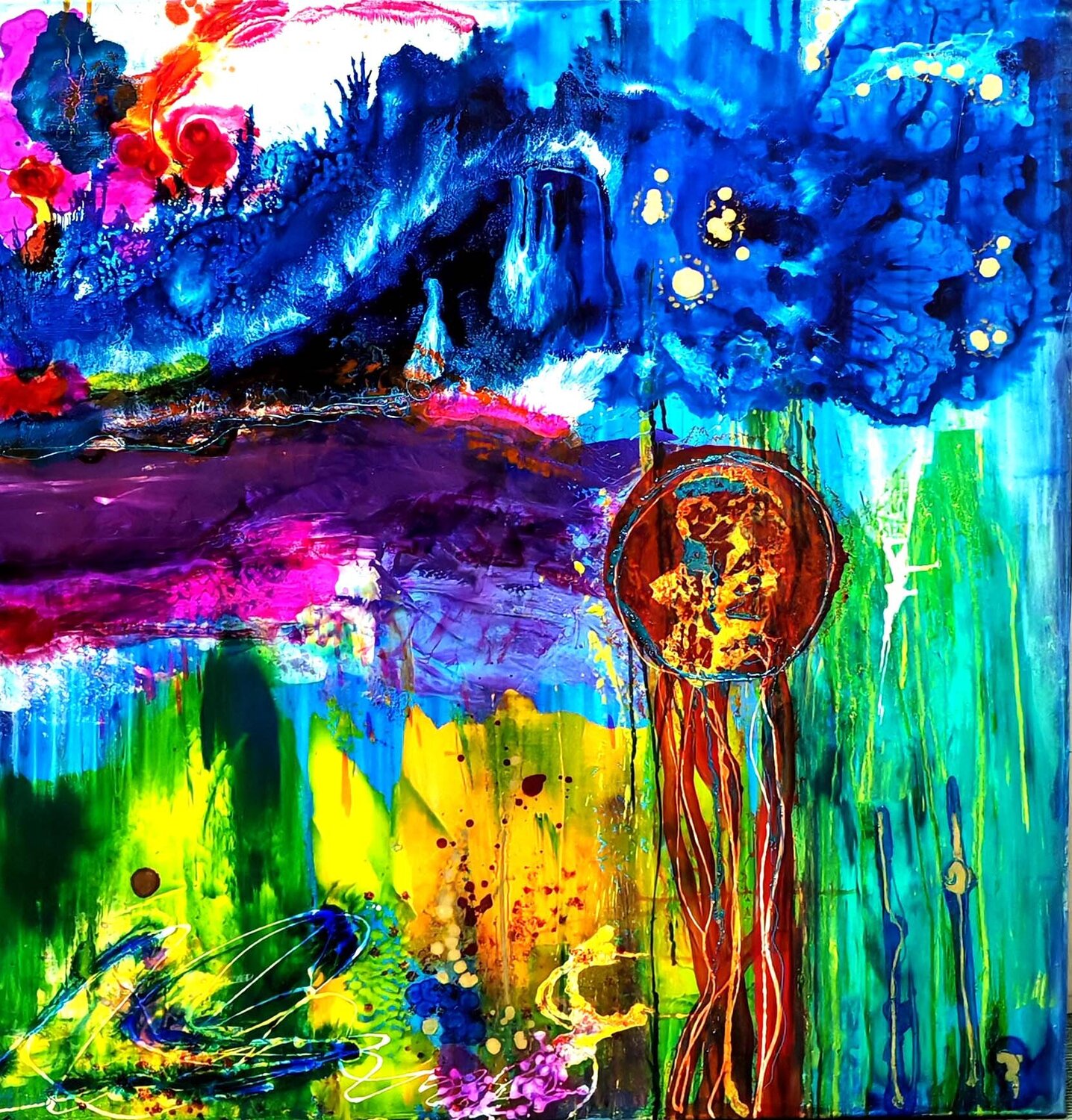 No. 1842 Elmar Hund artjust Original painting for sale