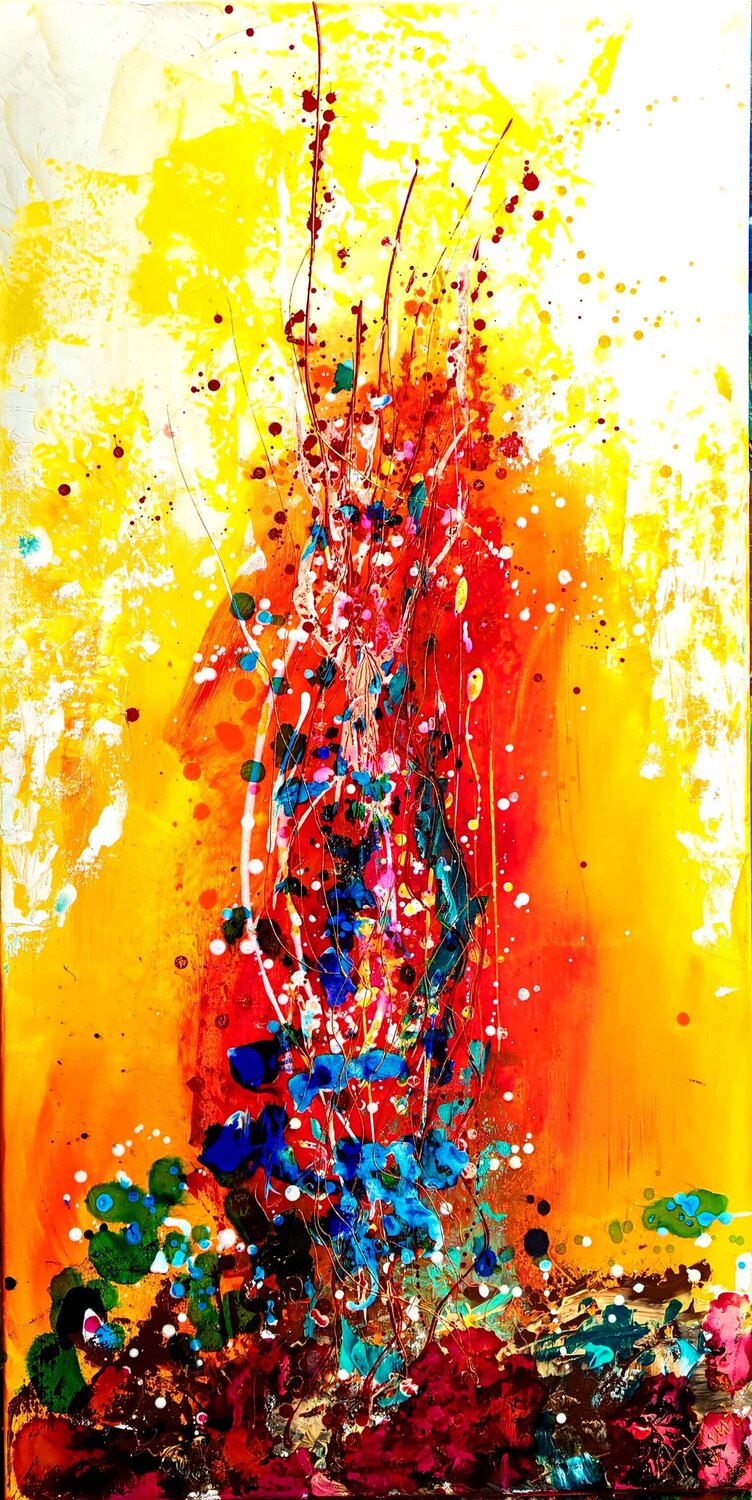 Ex und Weg Elmar Hund artjust Original painting for sale