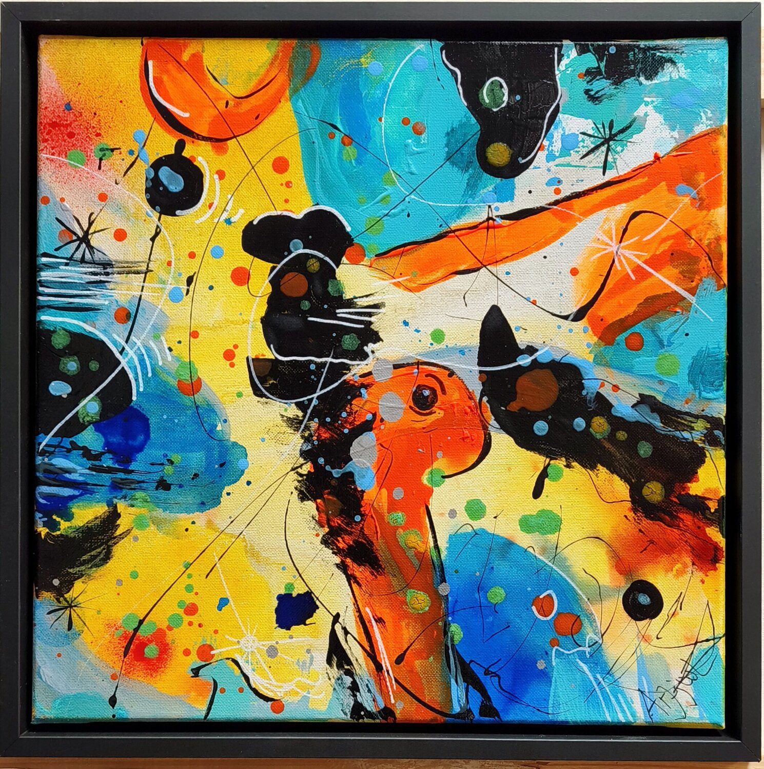 Et Mori ll Elmar Hund artjust Original painting for sale