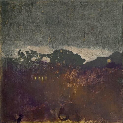 Lights That Run Away From Me Again And Again by Svetlana Rumak, Painting for Sale on Select