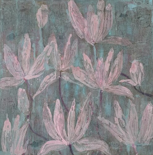 Pink Glow by Svetlana Rumak, Painting for Sale on Select