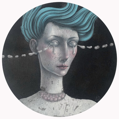 The Crying Pearl by Svetlana Rumak, Painting for Sale on Select