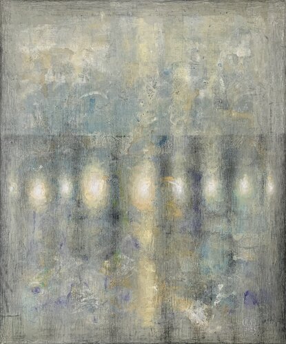 Lights in the Fog by Svetlana Rumak, Painting for Sale on Select