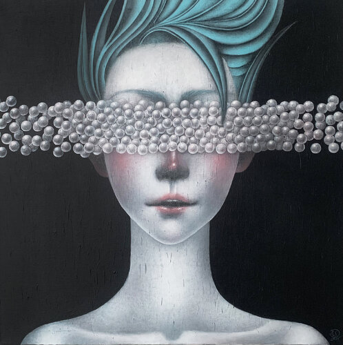The First Encounter with Your True Self by Svetlana Rumak, Painting for Sale on Select