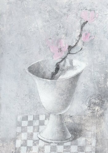 The Branch of Cherry Blossoms by Svetlana Rumak, Painting for Sale on Select