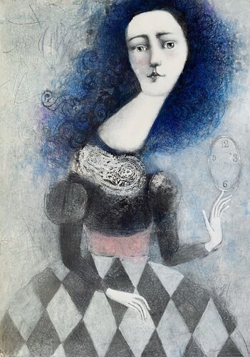Your Tricks With Time by Svetlana Rumak, Painting for Sale on Select