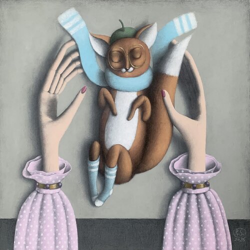I Care for You, and You Care for Me by Svetlana Rumak, Painting for Sale on Select