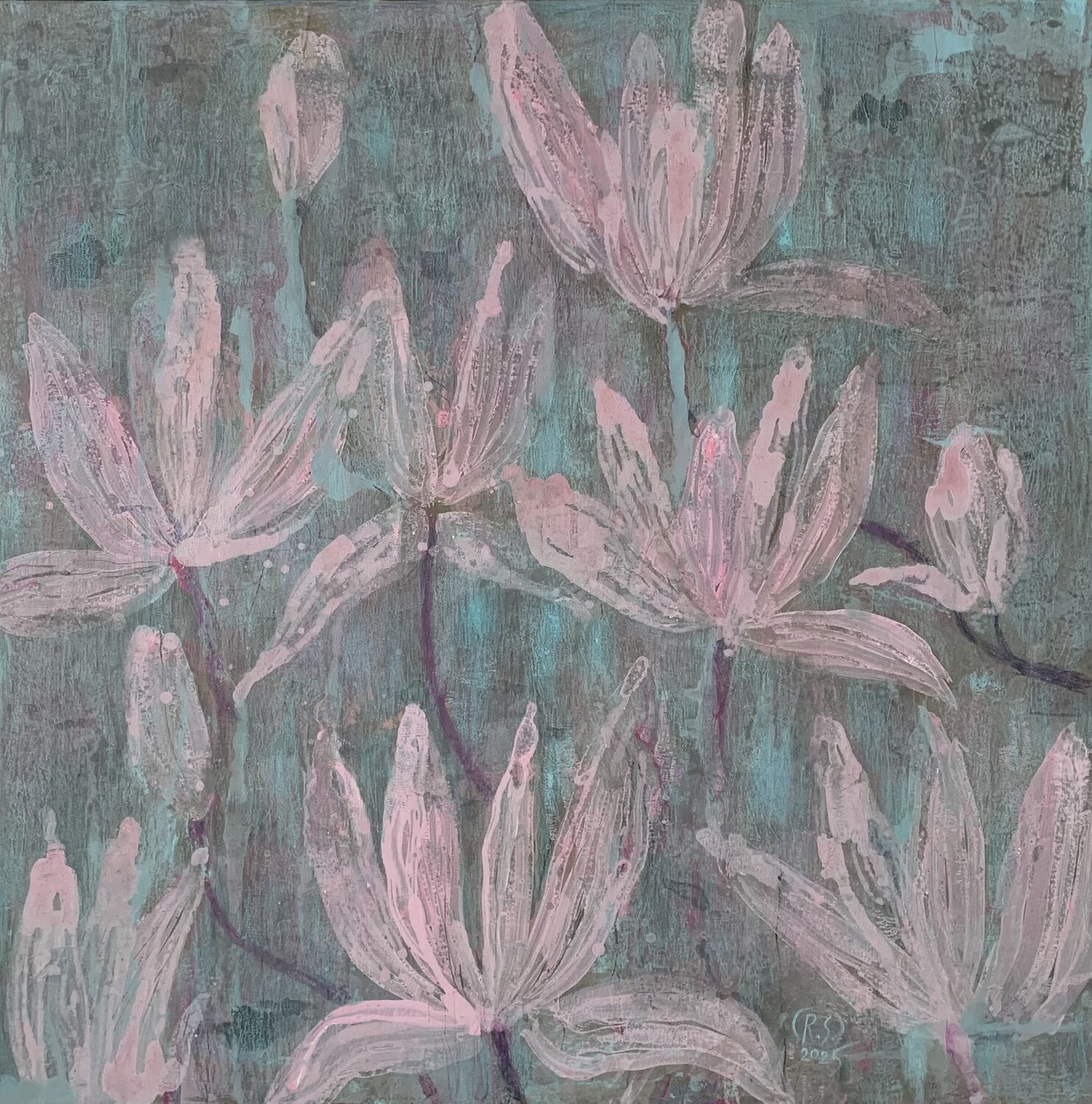 Pink Glow Svetlana Rumak Original painting for sale
