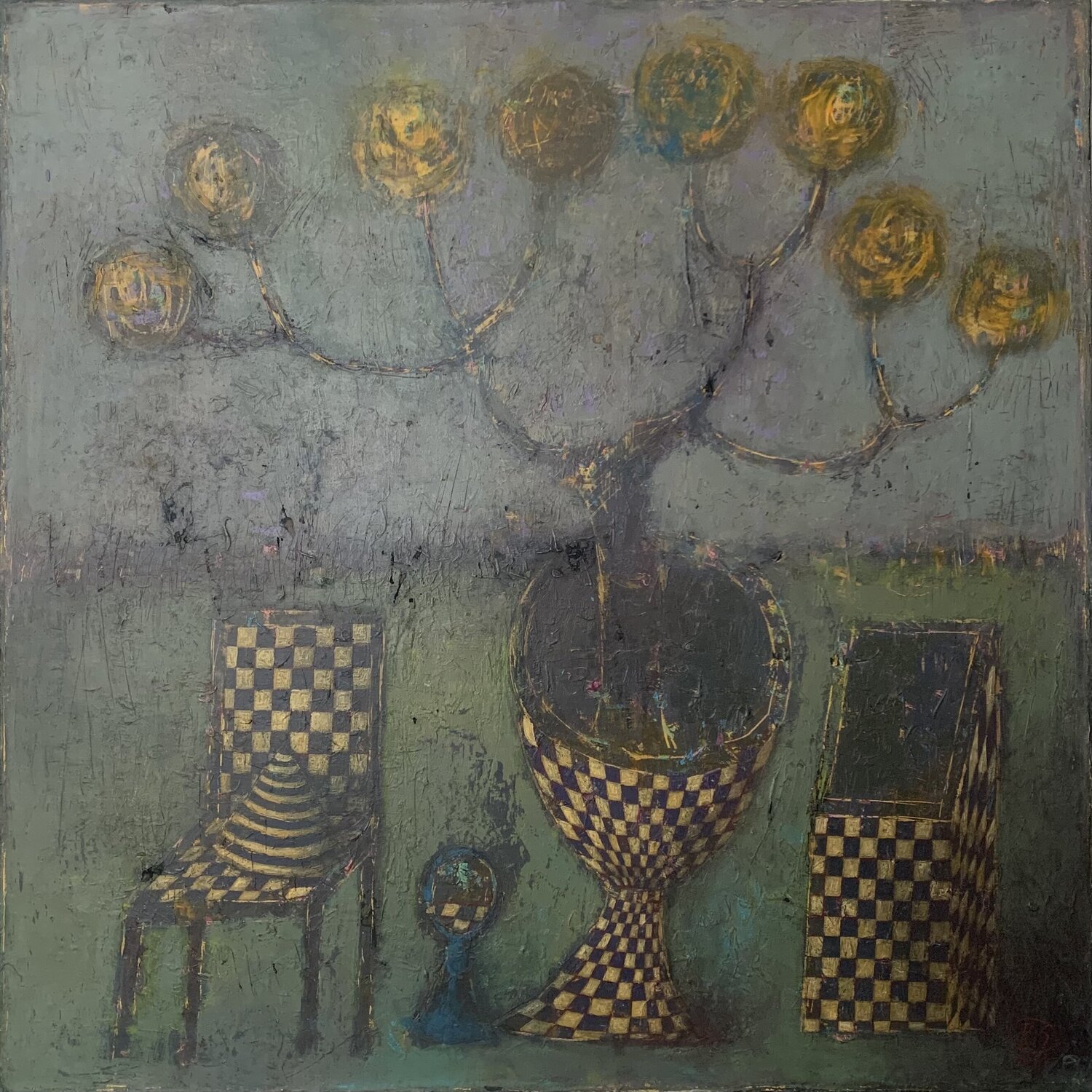 Still Life with a Mirror Svetlana Rumak Original painting for sale