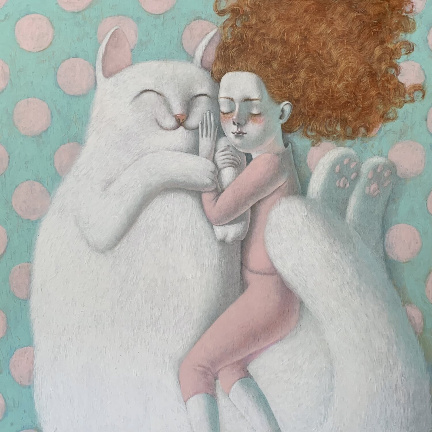 Big Warm Cloud Svetlana Rumak Original painting for sale