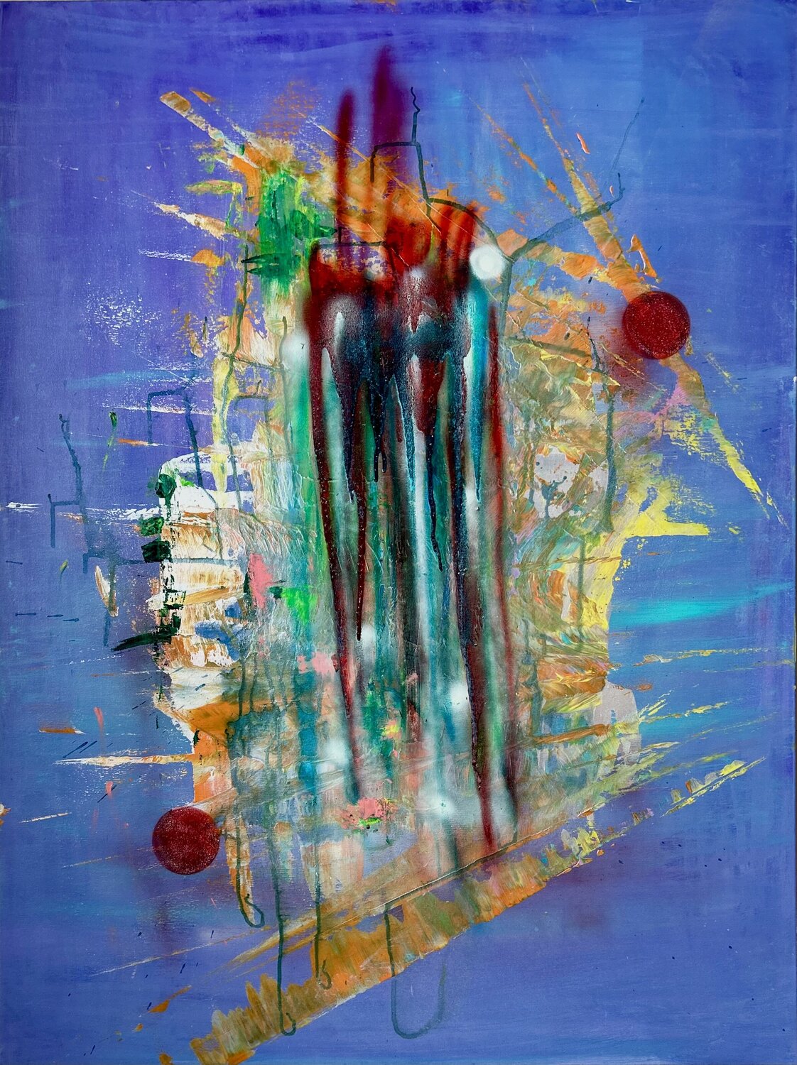 The Map Ivanka Nansik Original painting for sale