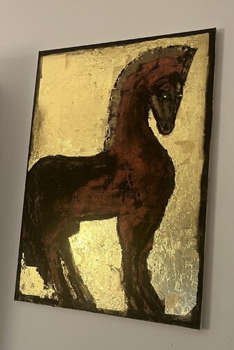 Koń by Agnieszka Kozinska, Painting for Sale on Select