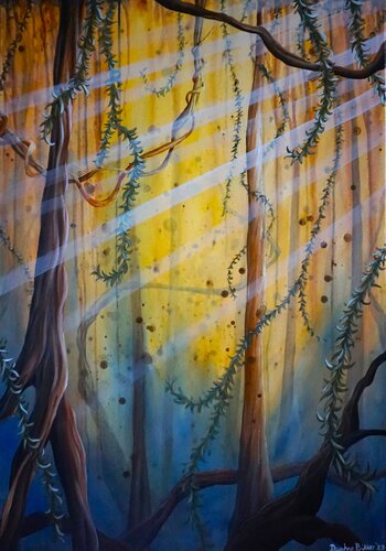 Selamat Pagi by Daphne Bitter, Painting for Sale on Select