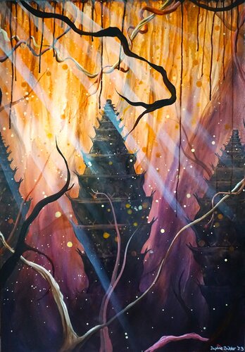 The first eyes that saw the light by Daphne Bitter, Painting for Sale on Select