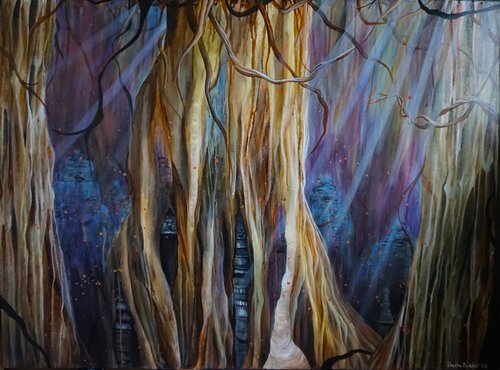Ancient wisdom by Daphne Bitter, Painting for Sale on Select
