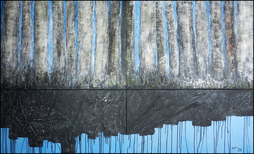 Macadam Forest by Alfredo YACHE, Painting for Sale on Select