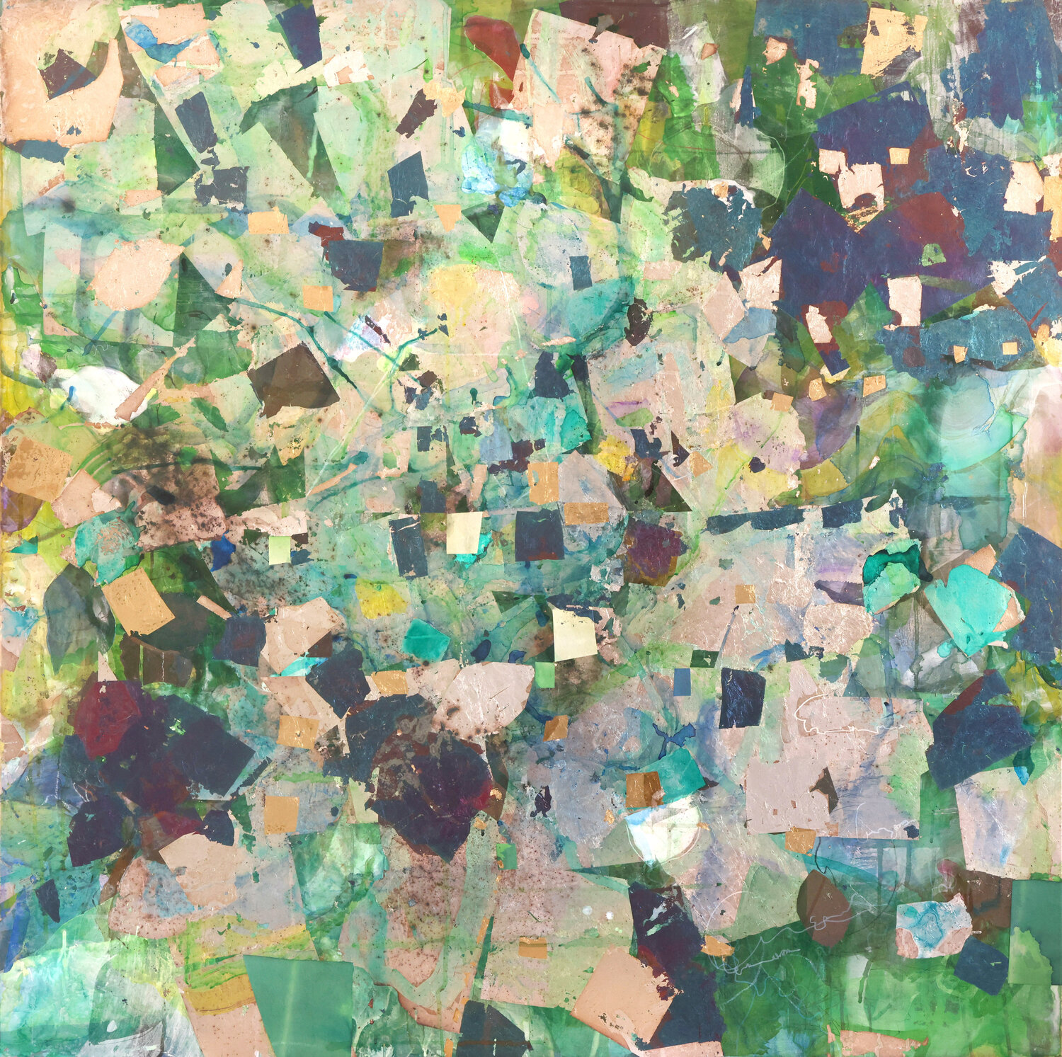 EUPHORIA - secret Japanese garden Emi Original painting for sale