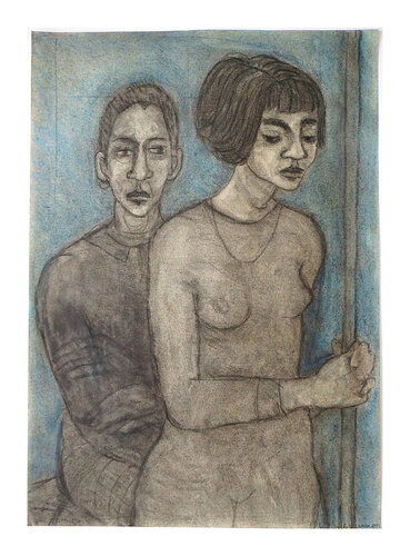 Begegnung, Urheberrecht Katharina Kretschmer by Katharina Kretschmer, Painting for Sale on Select