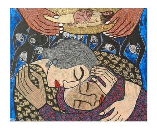 Trauer (allerorten), Urheberrecht Katharina Kretschmer by Katharina Kretschmer, Painting for Sale on Select