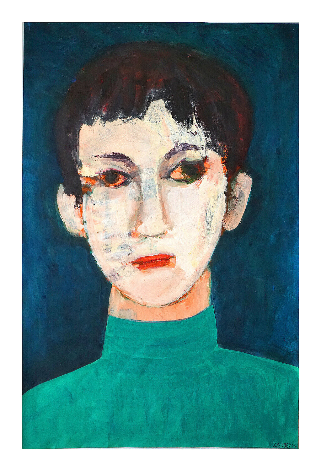 Kopf eines Jungen II, Urheberrecht Katharina Kretschmer Katharina Kretschmer Original painting for sale