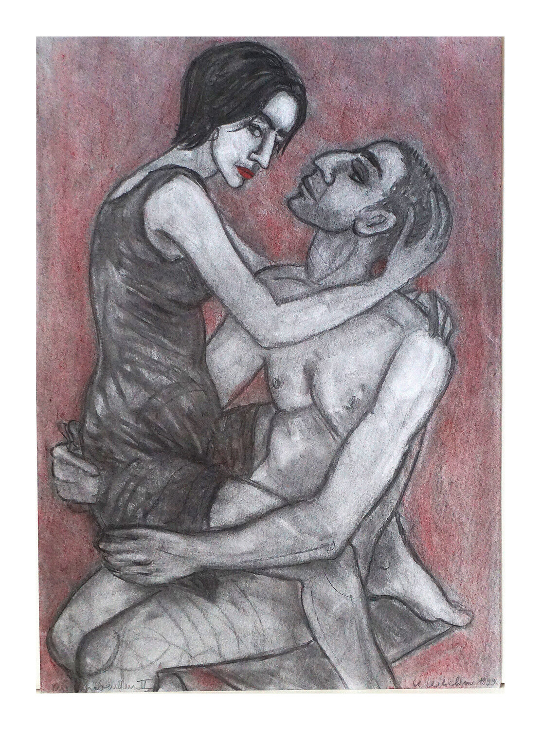 Die Liebenden II, Urheberrecht Katharina Kretschmer Katharina Kretschmer Original painting for sale