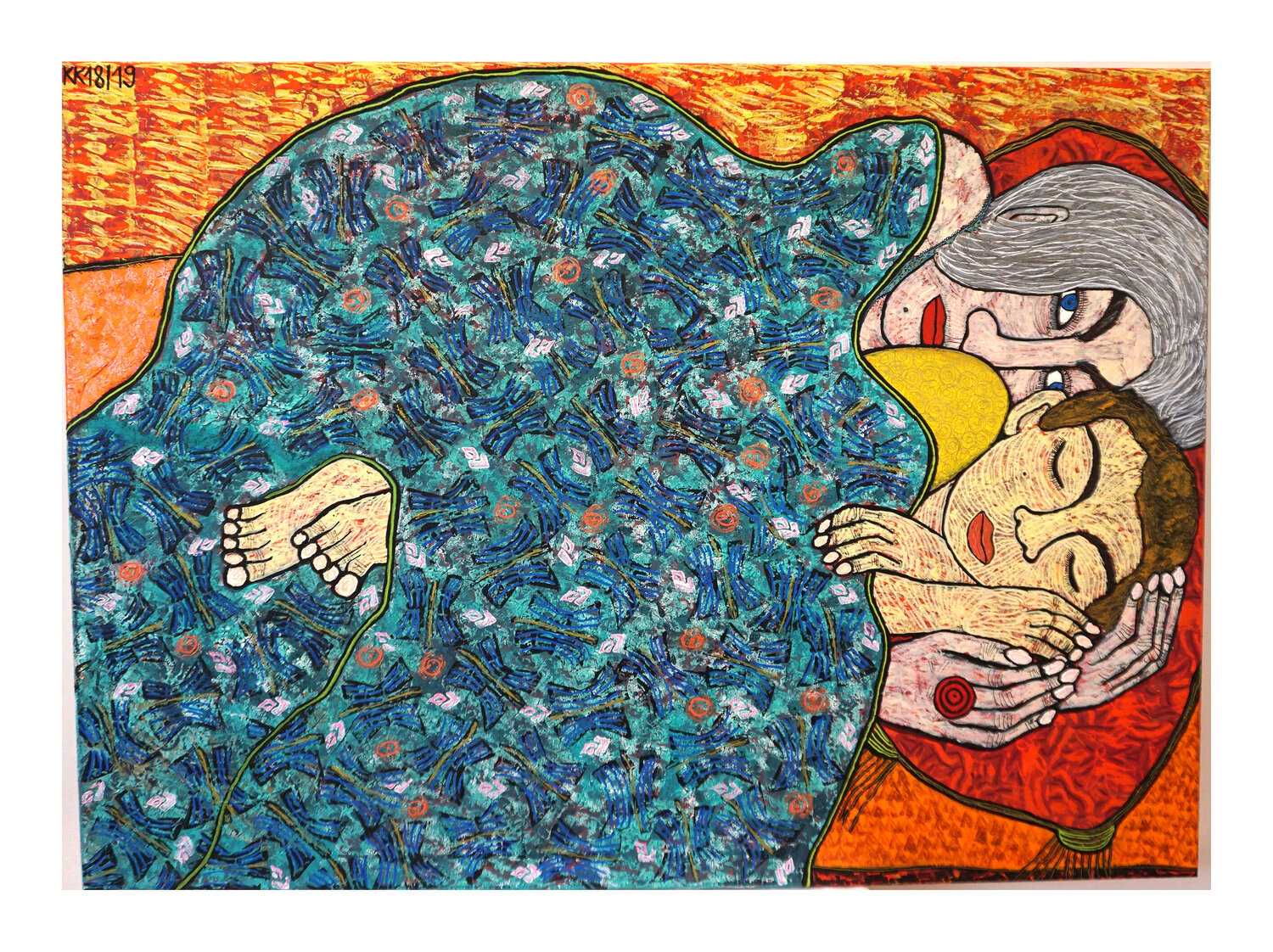 Beschützen, Urheberrecht Katharina Kretschmer Katharina Kretschmer Original painting for sale