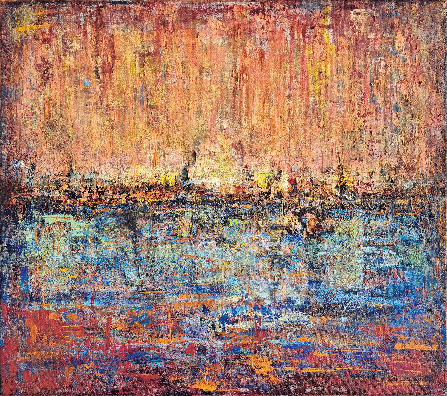 A Reflection from Bellagio Daniele Guidi Original painting for sale