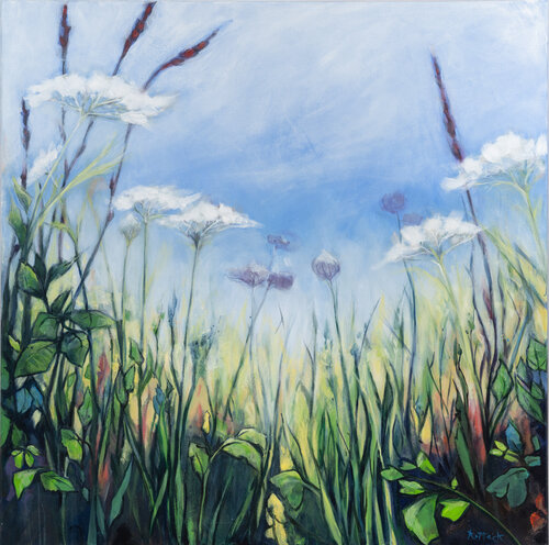 Im Tanz des Windes by Regina Fleck, Painting for Sale on Select